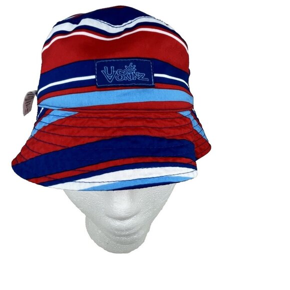 UV Skinz Reversible Bucket Hat Striped Kids Boys 3T UPF 50 Sunwear Protect - Picture 5 of 13